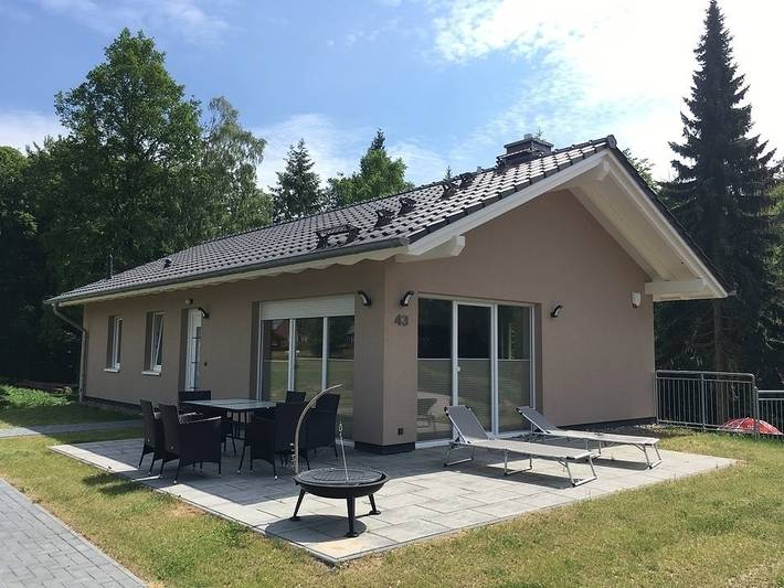 Ferienhaus für 4 Personen, mit Terrasse