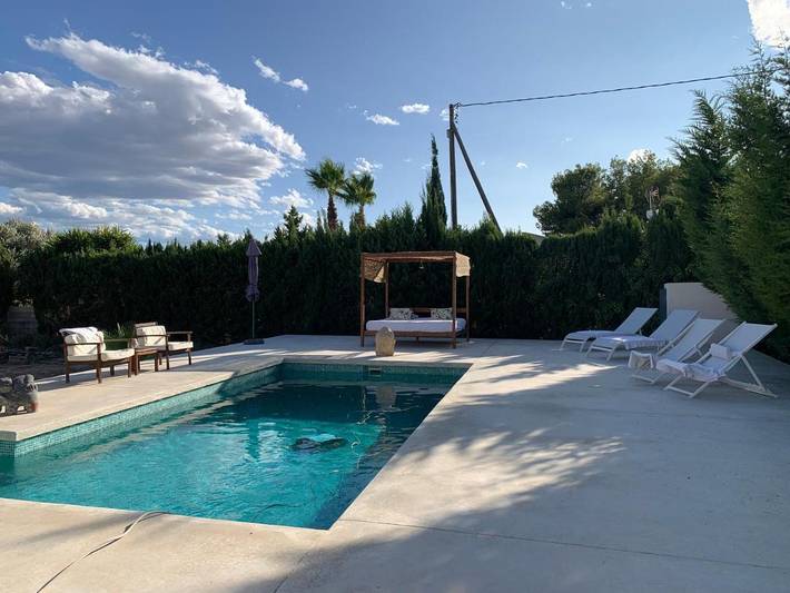 Chalet para 6 personas, con jardín y piscina, Se admiten mascotas en l'Alacantí - 3