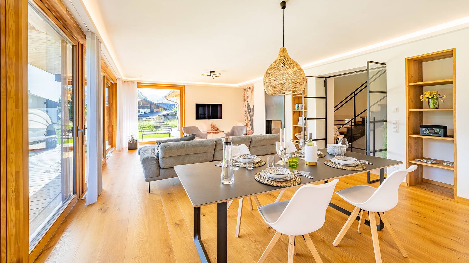Chalet im Winkl - Chalet im Winkl, ca 200qm mit Balkon und Terrasse, für bis zu 7 Personen in Reit im Winkl, Bayerische Alpen