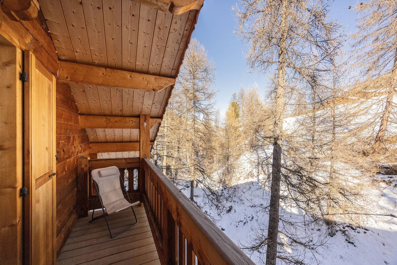 Chalet 'Le Hors Piste' avec vue sur la montagne, jardin privé et Wi-Fi in Vars, Région de Briançon