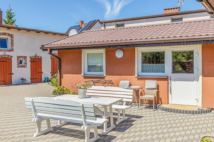 Ferienhaus für 6 Personen, mit Garten, mit Haustier in Leba