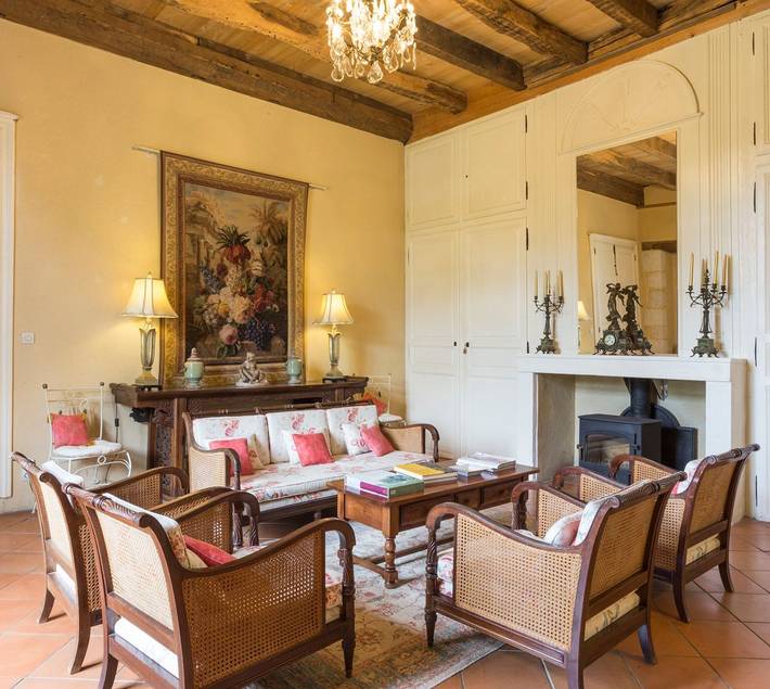 Château pour 11 personnes, avec terrasse et jardin, animaux acceptés en Gironde - 4