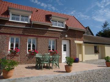Gîte pour 4 personnes, avec terrasse et jardin à Bracquemont