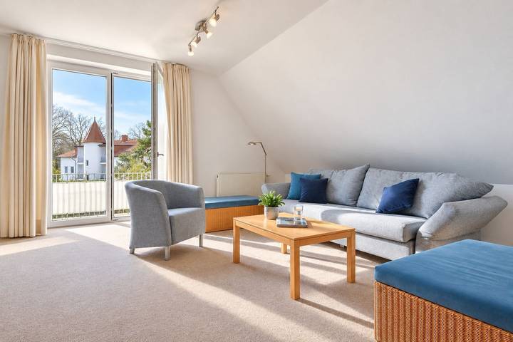 Ganze Wohnung, Haus Ardenne 05 - nur wenige Meter bis zum feinsandigen Ostseestrand in Seebad Heringsdorf, Heringsdorf