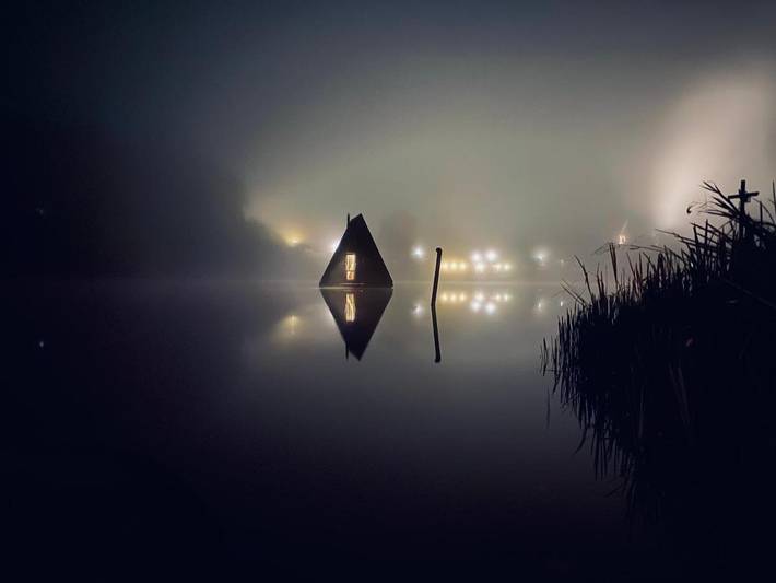 Boot für 4 Personen, mit Seeblick und Ausblick sowie Sauna und Garten in Polen - 2