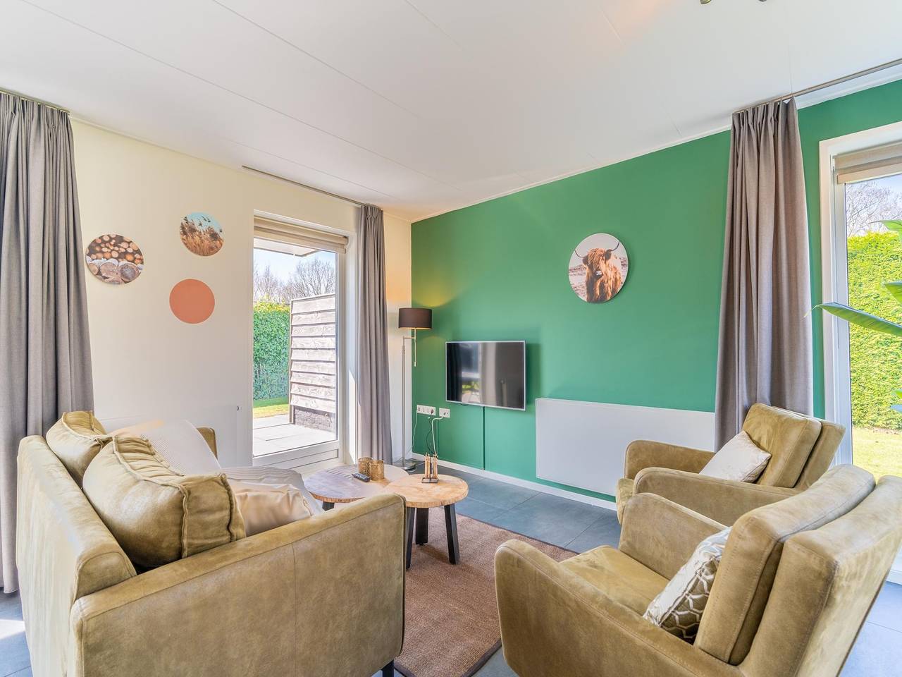 Geschmackvoll eingerichteter freistehender Bungalow. in De Koog, Westfriesische Inseln