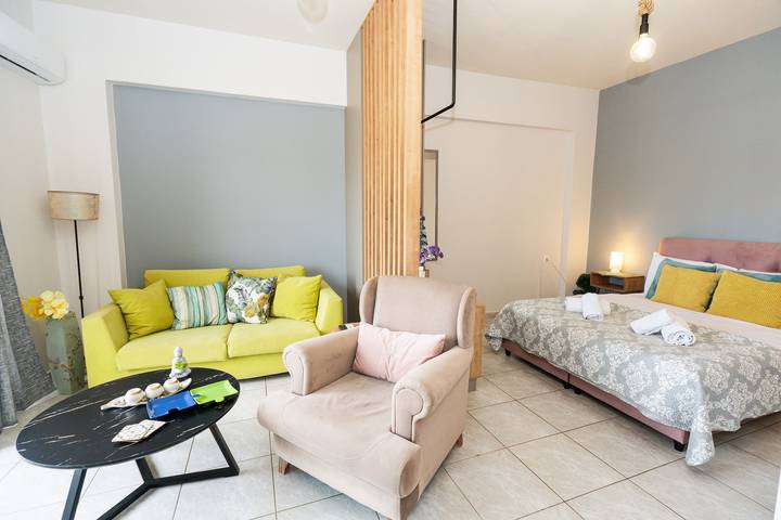 Gîte pour 2 personnes, avec balcon, adapté aux familles à Héraklion - 4