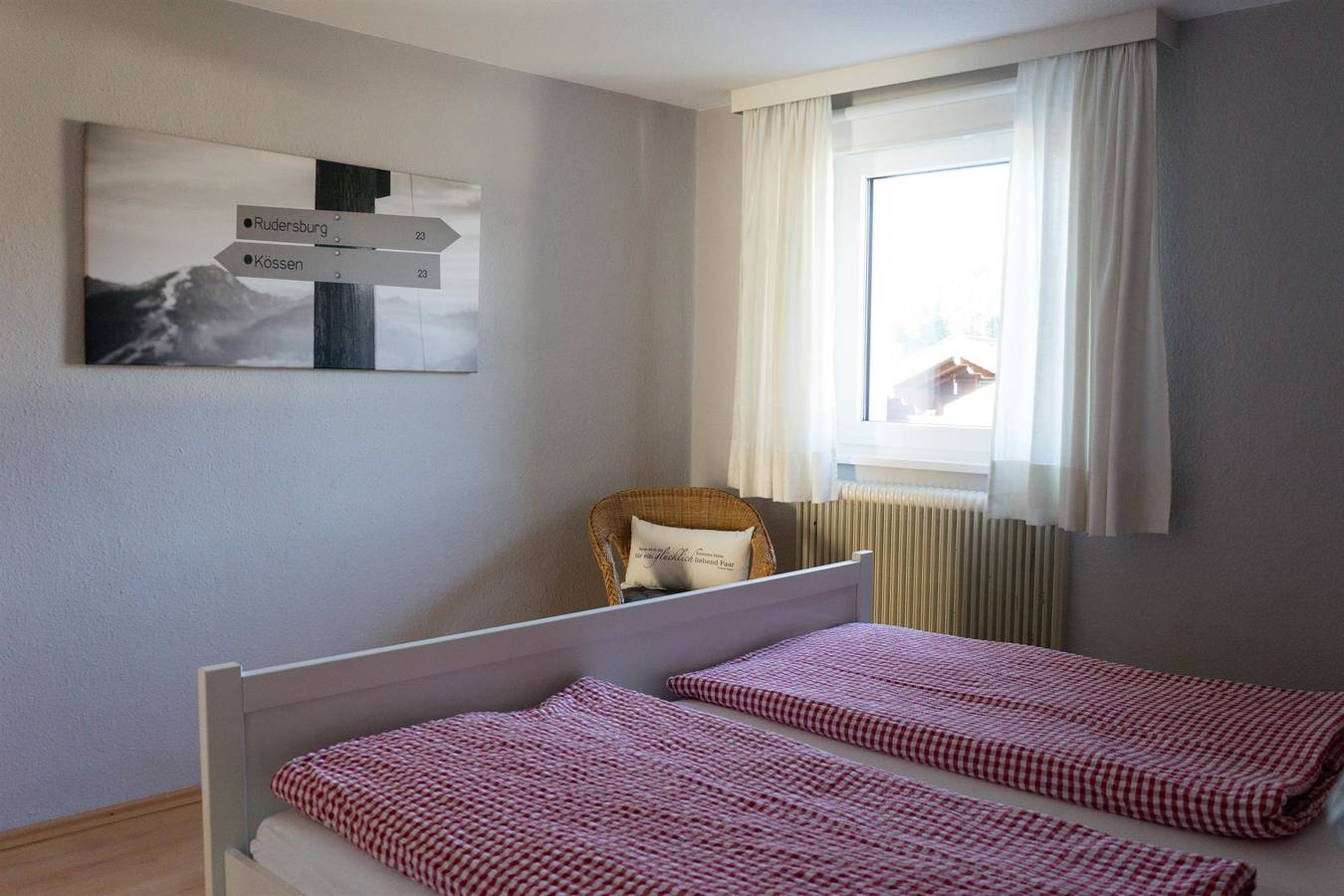 Ganze Ferienwohnung, Apartment/2 Schlafzimmer/Bad, Wc, Balkon in Kössen, Kaiserwinkl