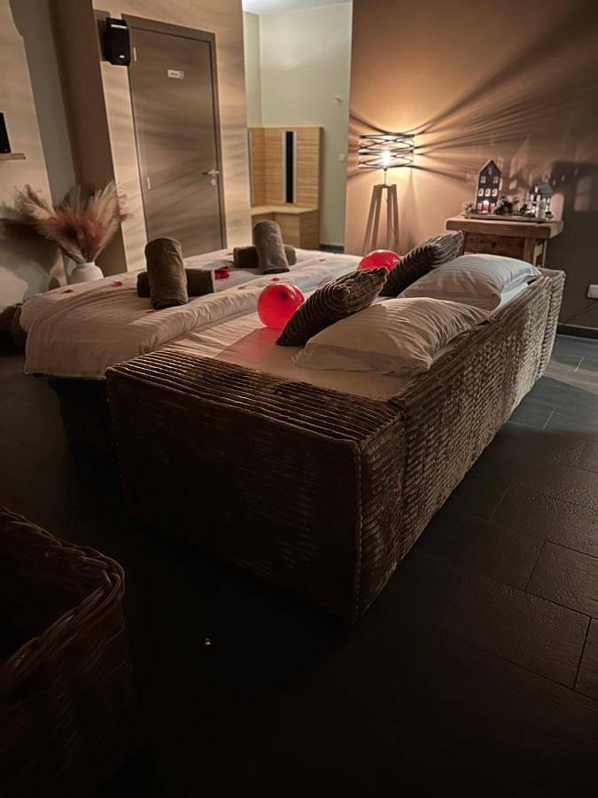 Chambre d’hôte pour 2 personnes, avec Jacuzzi et Terrasse ainsi que Jardin et Piscine à Beringen