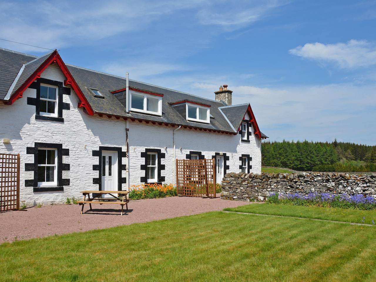 Cottage für 4 Personen mit Garten in Scottish Borders