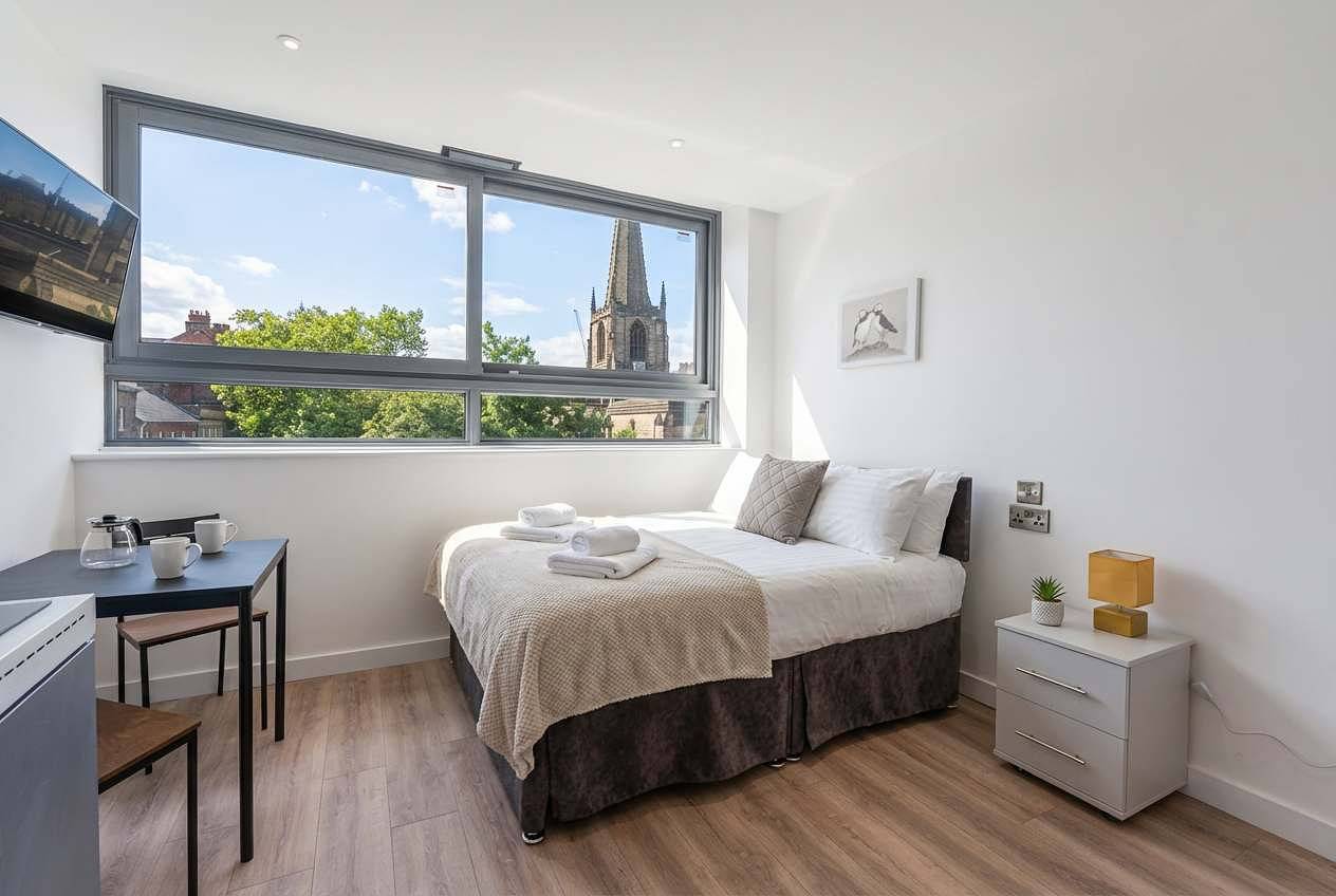 Ganzes Studio, Modern & Bright Central Sheffield Studio w Views in Sheffield, Südliches Yorkshire