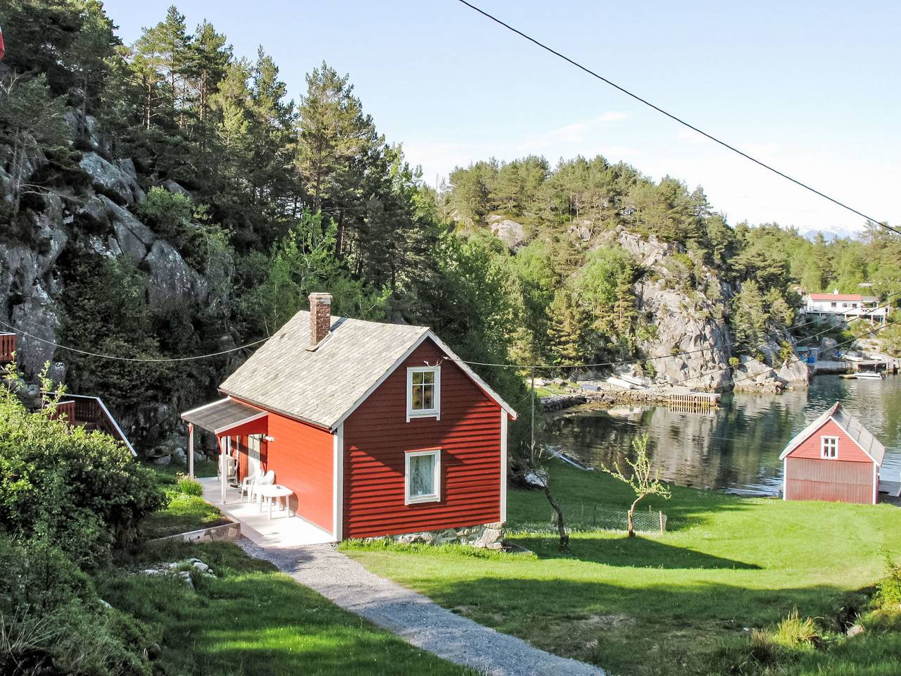 Laksevågen in Tysnes