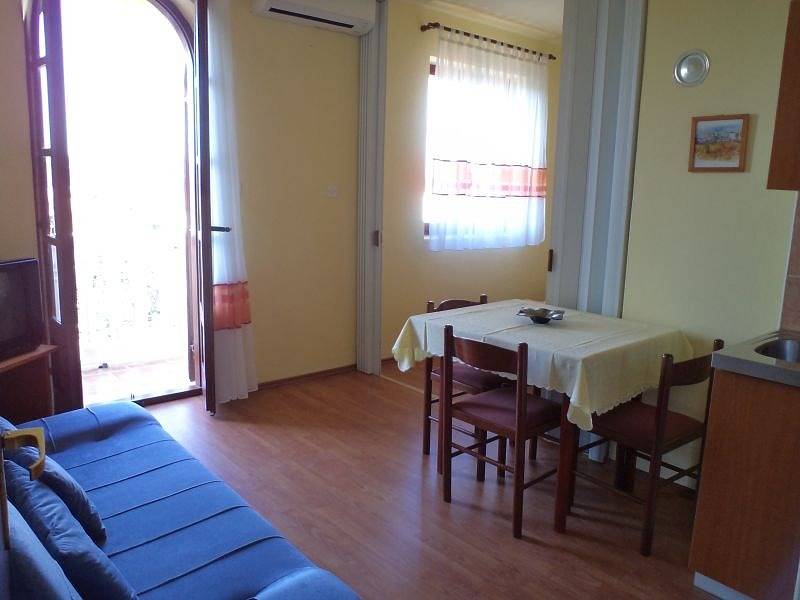 Ganze Wohnung, Ferienwohnung in Barbat mit Meerblick, Balkon, Klimaanlage, W-Lan (3664-3) in Barbat na Rabu, Rab