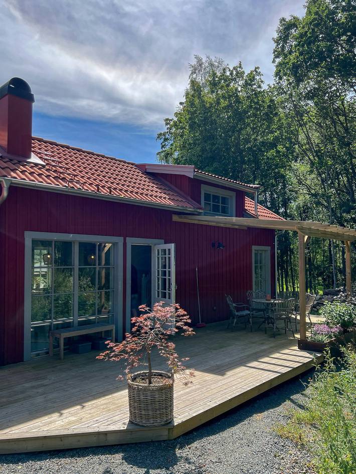 Nybyggd stuga i hjärtat av Småland in Kronobergs