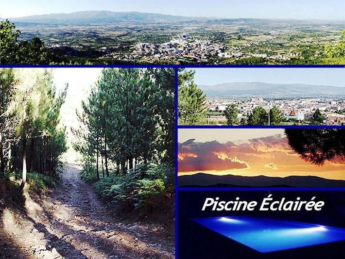 Location de vacances pour 8 personnes, avec piscine et bassin pour enfant ainsi que jardin et vue, adapté aux familles à Fundão - 3