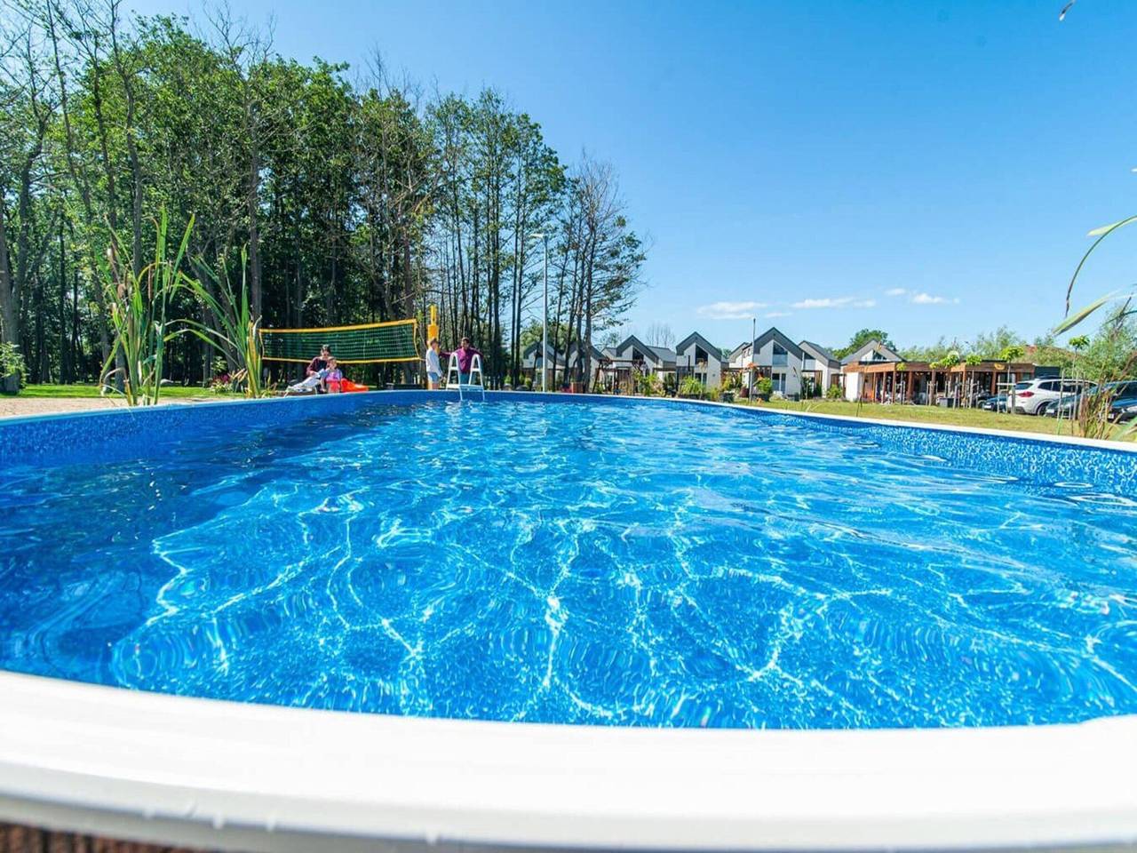 Comfortable holiday homes, summer pool, sauna in Niechorze, Powiat gryficki