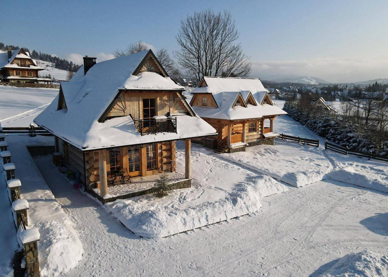 Domki Sarnówka in Czarna Góra, Karpaty (Polska)