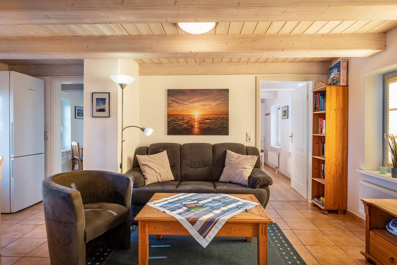 Reetdachhaus 'Blick Ins Tüterland' mit privater Terrasse, privatem Garten und Wlan in Pellworm, Nordfriesland