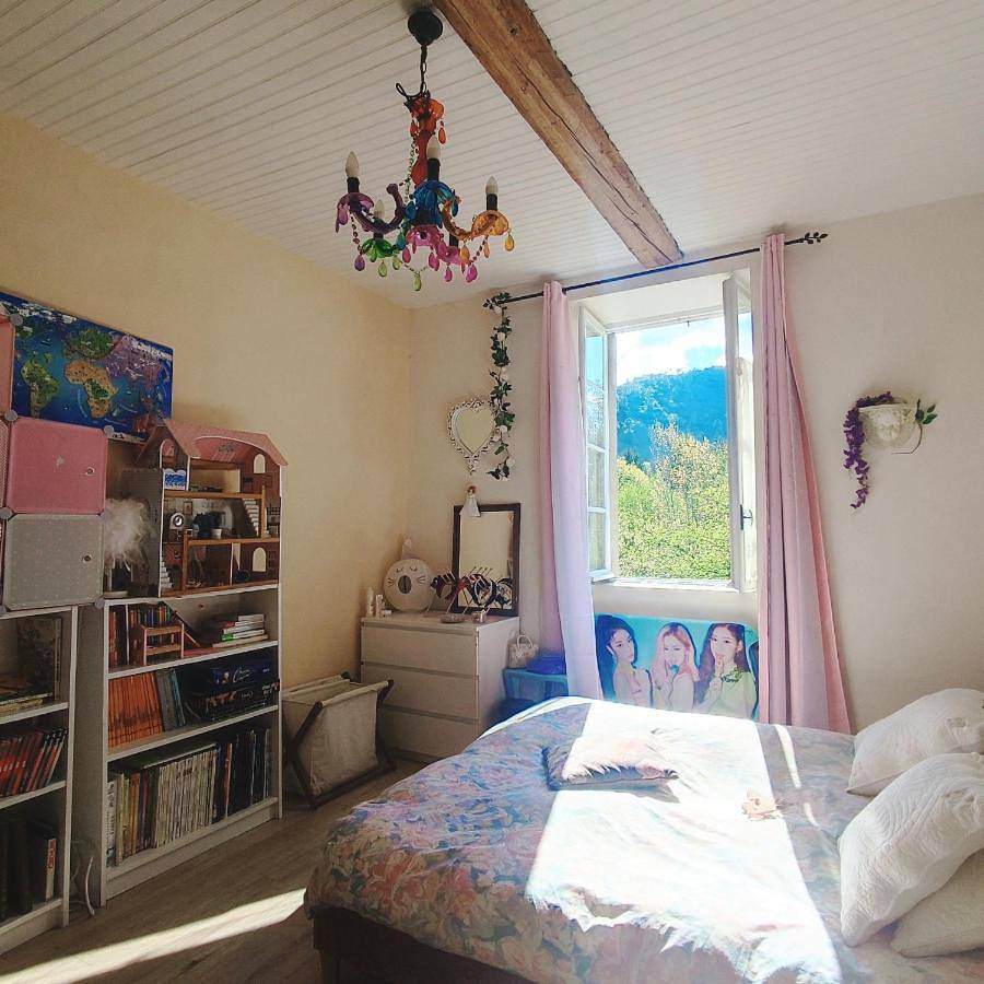 Chambres d'hôtes dans Mas avec jardin en bord de rivière in Saumane, Parc national des Cévennes
