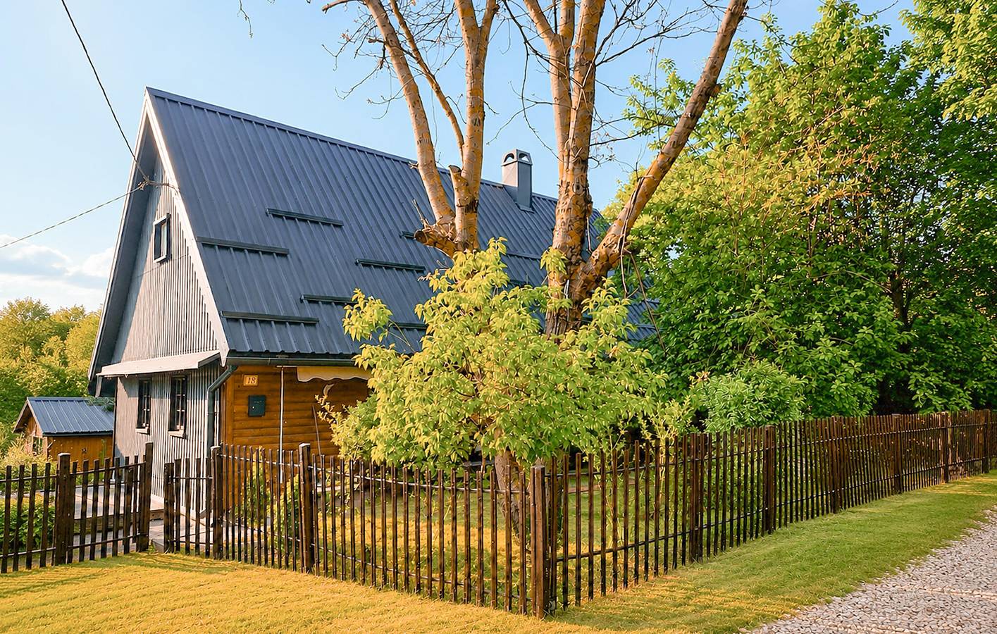 Gemütliche 1-Zimmer-Wohnung mit Terrasse, Kamin und Parkplatz in Gospitsch, Lika-Senj