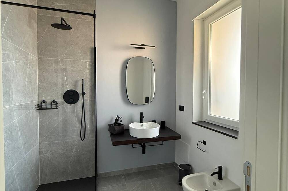 Panta Rei Charming Rooms and Spa bright Iris room with balcony in Taranto, Gulf of Taranto