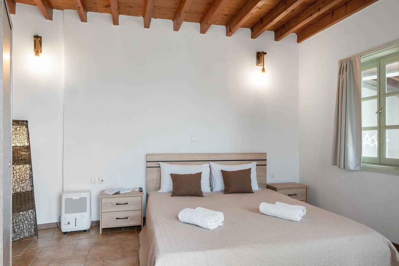 Chambre 'Double Vue sur Mer No 5' avec Vue sur Mer, Wi-Fi et Climatisation in Skala (Patmos), Dodécanèse