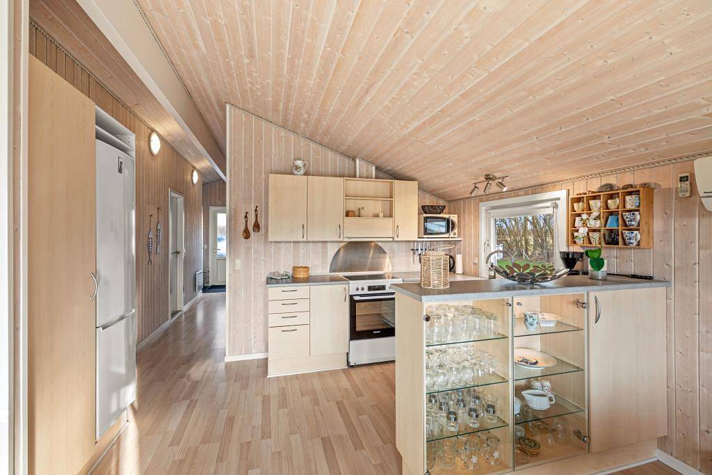 Klassisches Ferienhaus mit Sauna – 2 Hunde willkommen in Bork Havn, Ringkøbing Fjord