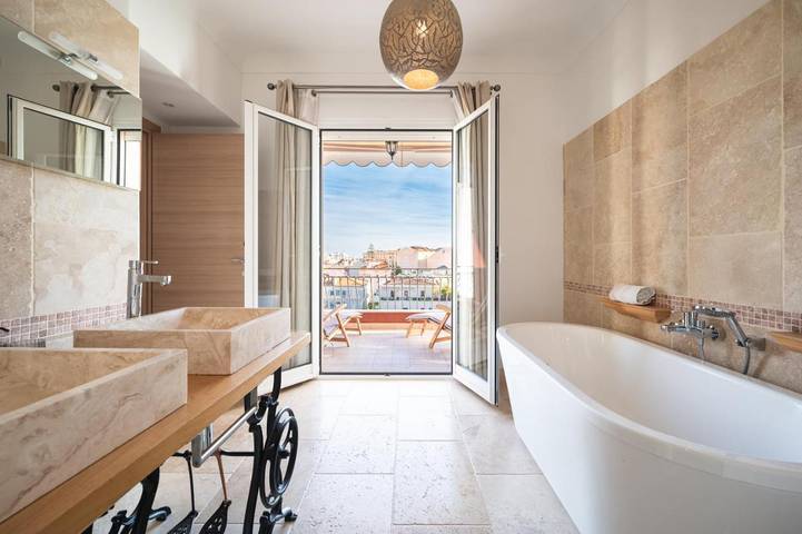 Chambre d’hôte pour 2 personnes, avec vue et jardin à Menton - 3