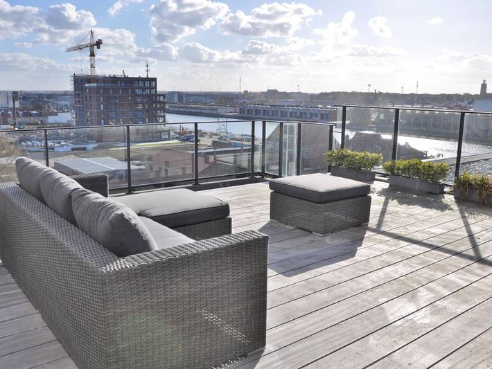Vakantiewoning voor 4 personen, with Terras and Tuin as well as Uitzicht in Oostende
