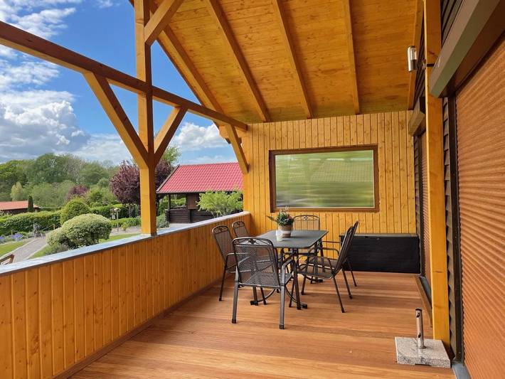 Ferienhaus für 6 Personen, mit Terrasse und Ausblick sowie Sauna in Niepars - 3