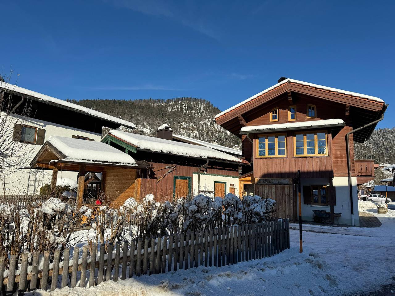 Beim Schlenz - Ferienhaus mit allem Komfort bis 6 Personen zur alleinigen Nutzung in Reit im Winkl, Bayerische Alpen
