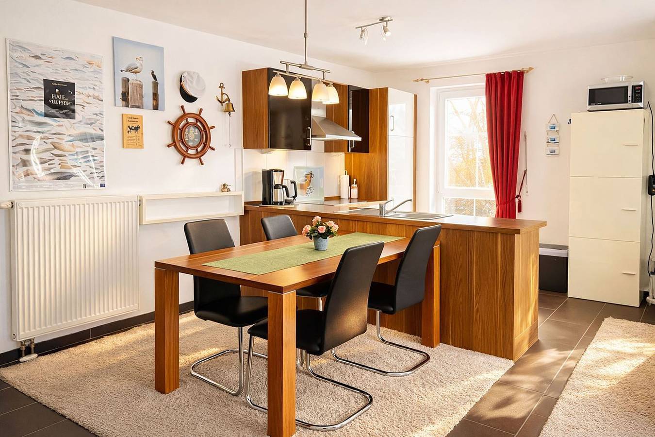 Ganze Wohnung, Komfortwohnung - direkt am Sandstrand mit Sauna, Whirlbadewanne und Balkon in Schillig Strand, Wangerland