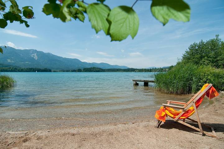 Ferienwohnung für 2 Personen, mit Garten und Seeblick sowie Balkon in Villach - 2