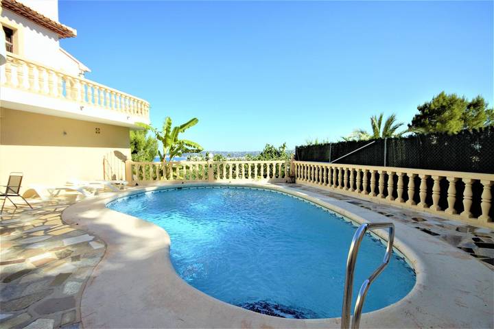 Ferienhaus für 6 Personen, mit Pool und Meerblick sowie Garten, mit Haustier an der Costa Blanca - 2