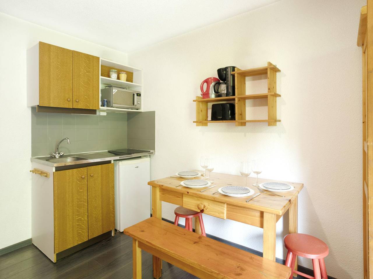 Geheel appartement, La Résidence la Piste - Appartement 1 kamers 4 personen (4) in Saint-Gervais-les-Bains, Pays du Mont-Blanc
