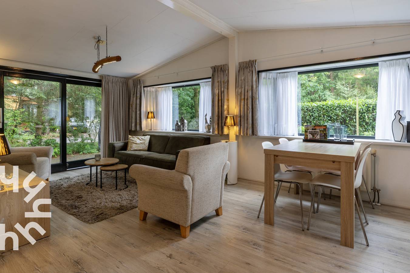 Gezellig 4 persoons chalet op mooi vakantiepark in Dieverbrug in Nationaal Park Dwingelderveld