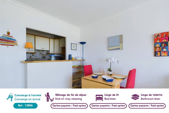 Studio pour 2 personnes, avec balcon et vue sur l’océan en Vendée - 3