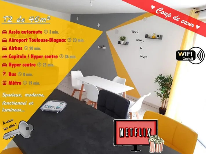 Appartement de vacances pour 6 personnes, avec balcon - 1