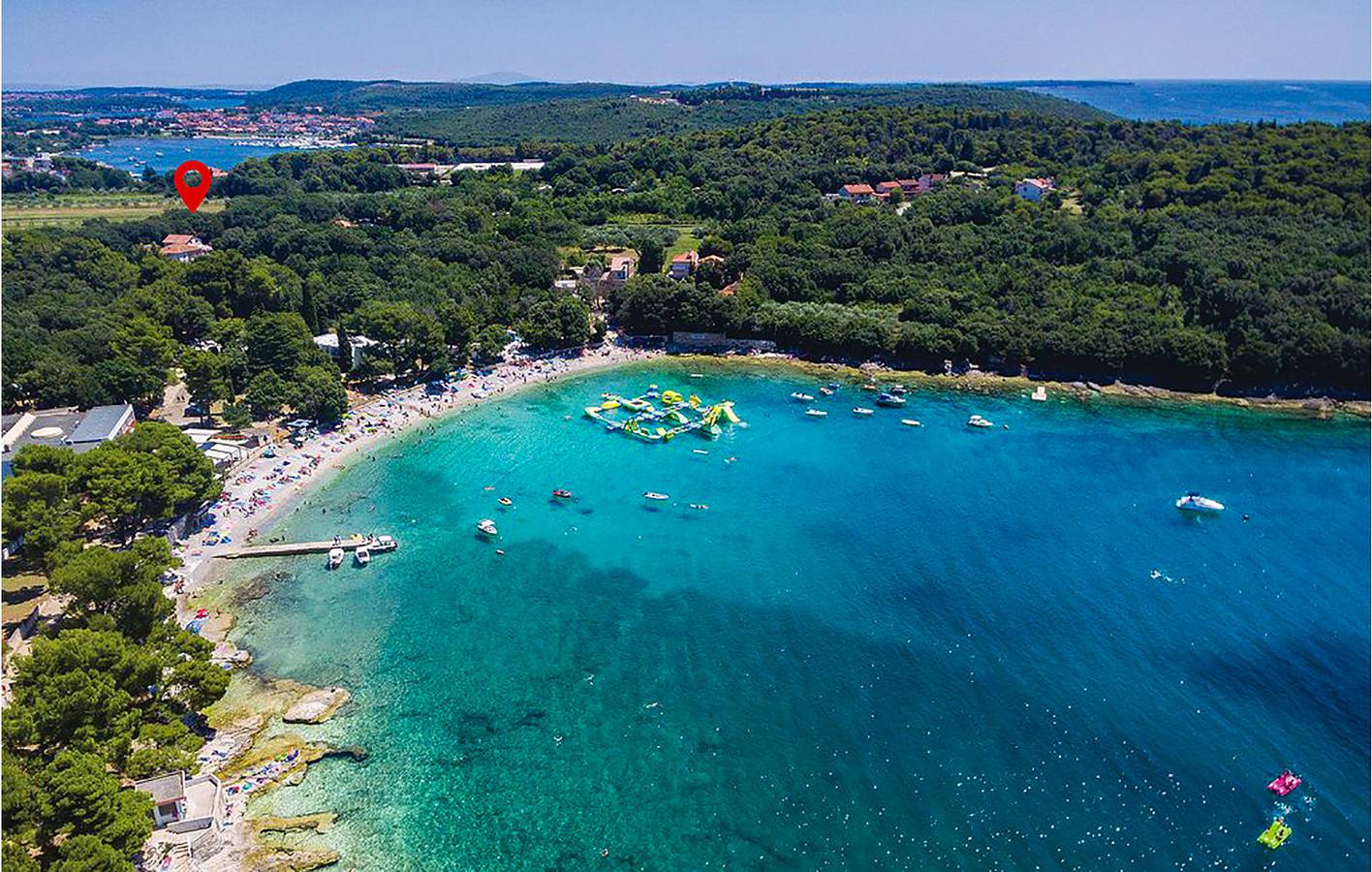 Gemütliche 1-Zimmer-Wohnung mit Terrasse, 1 km vom Strand entfernt in Banjole, Südküste Istrien