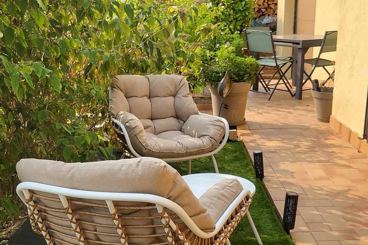 Appartement de vacances pour 4 personnes, avec jardin à Millau