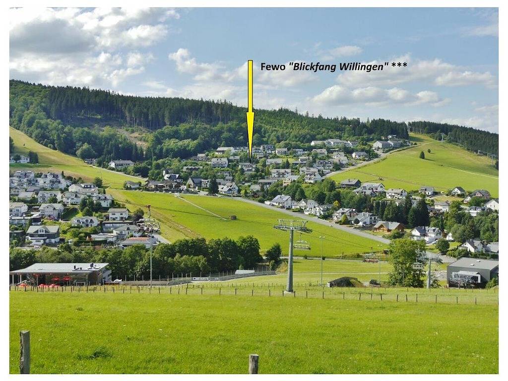 "Blickfang Willingen" im Skigebiet in Willingen, die Mittelgebirge