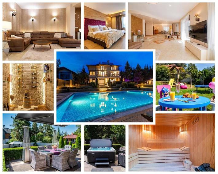 Casa rural para 10 personas, con sauna y vistas además de jardín y piscina en Bulgaria