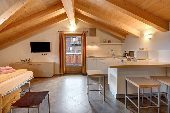 Hel studio-lejlighed, Studio for 2 personer med balkon in Livigno (Town), Livigno