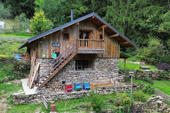 Gîte pour 2 personnes, avec Terrasse ainsi que Jardin et Vue