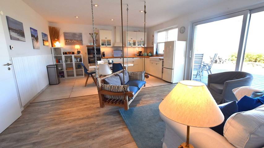 Ferienhaus mit Meerblick für 4 Personen, mit Sauna und Terrasse sowie Garten in Dahme
