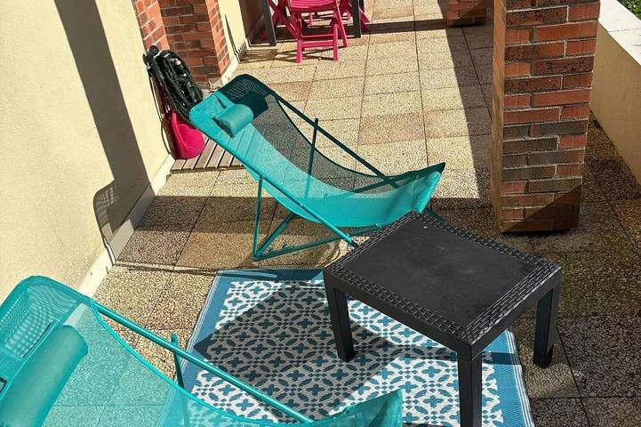 Appartement de vacances pour 2 personnes, avec terrasse et jardin