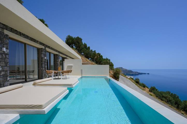 Ferienhaus mit Meerblick für 5 Personen, mit Pool und Garten auf Kreta - 2