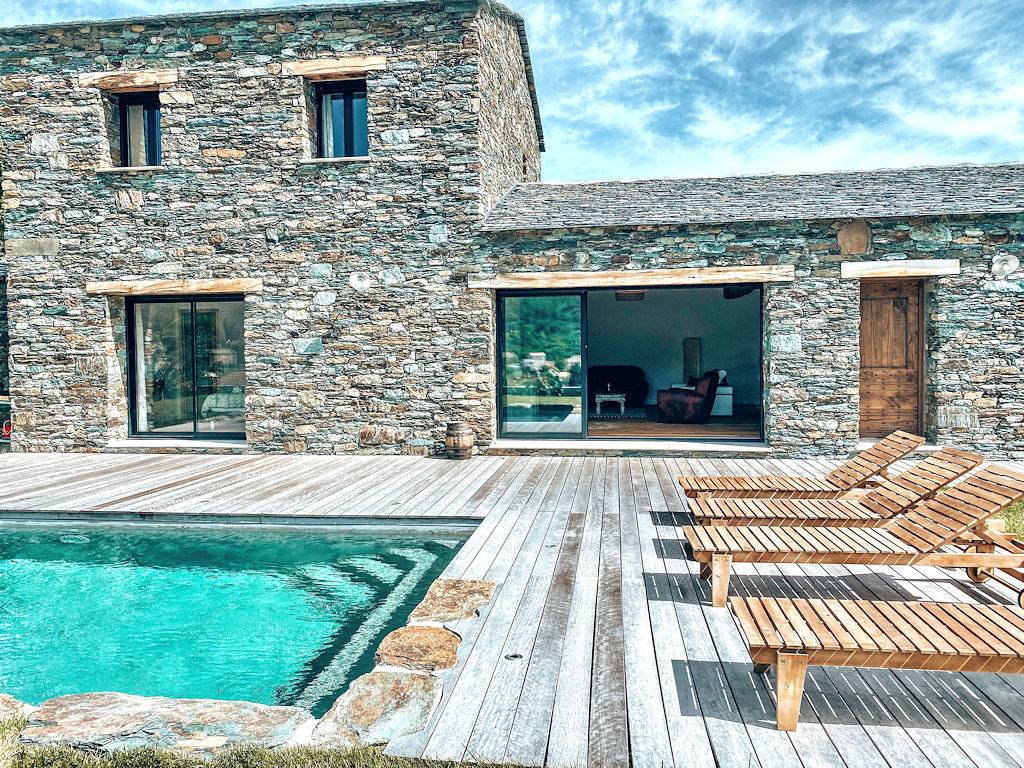 Chambres d'hôtes demeure à Voglia - Chambre étage double in Murato, Région de Calvi