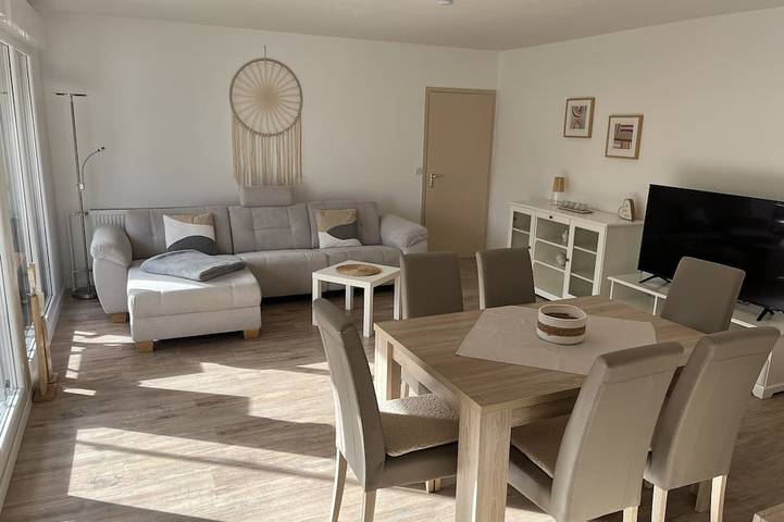 Ferienwohnung für 5 Personen, mit Balkon und Garten, mit Haustier