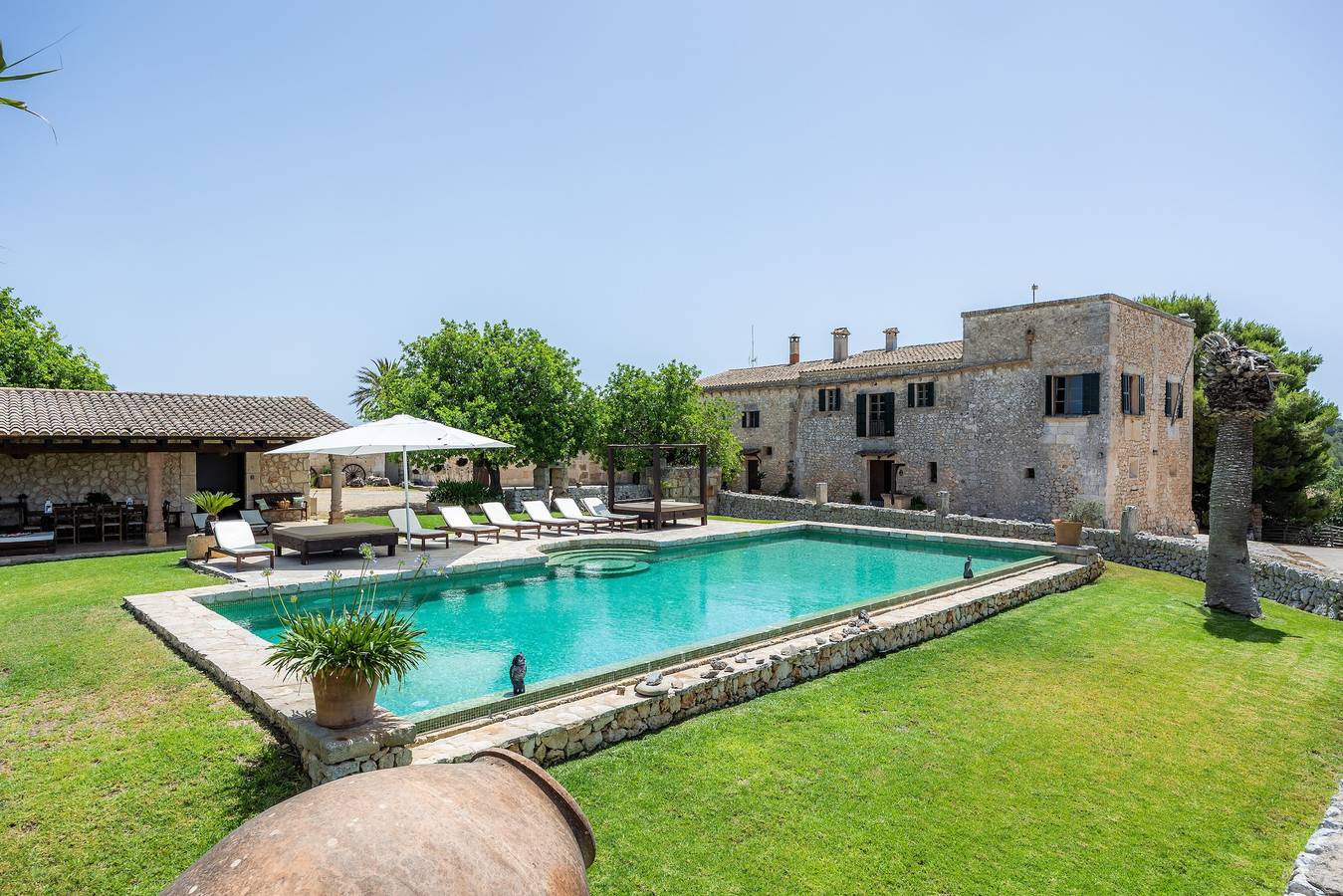 Casa rural 'Son Mas Vell' con piscina privada, terraza privada y Wi-Fi in Manacor, Mallorca Este